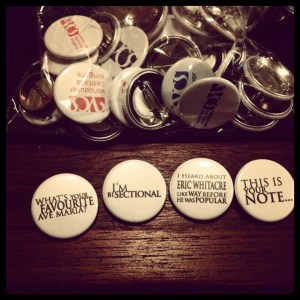 phrases from the hit "Sh*t Choristers Say" YouTube video